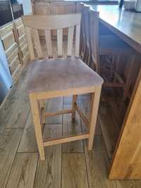 Hoker krzesło barowe hokery drewniane tapicerowane krzesła do kuchni