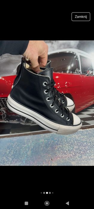 Trampki Converse skóra naturalna