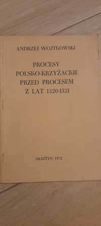 Książka Procesy polsko - krzyzackie