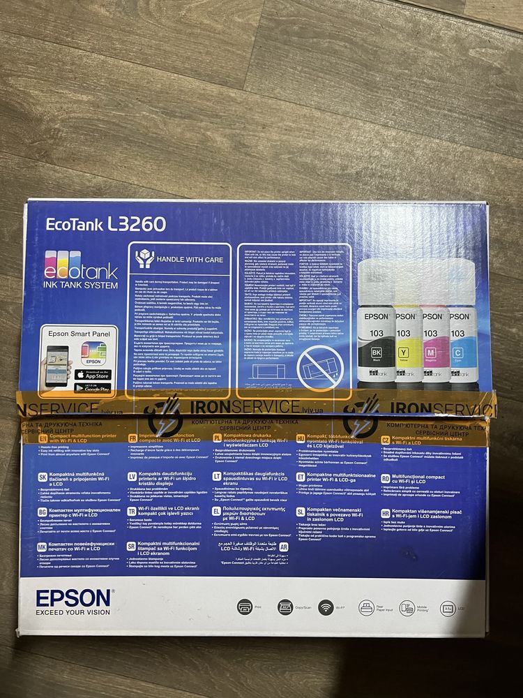 БФП Epson EcoTank L3260 WI-FI (C11CJ66407, C11CJ66409)