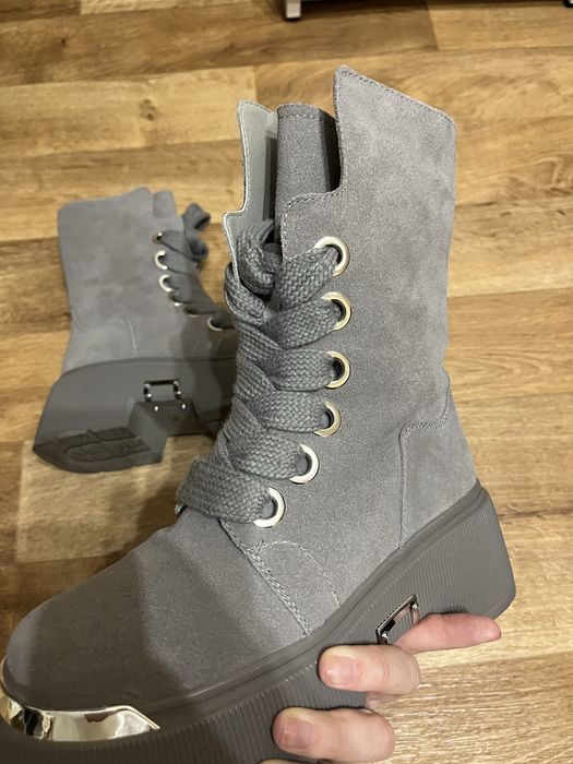 Жіночі теплі черевики замш Vitto Rossi