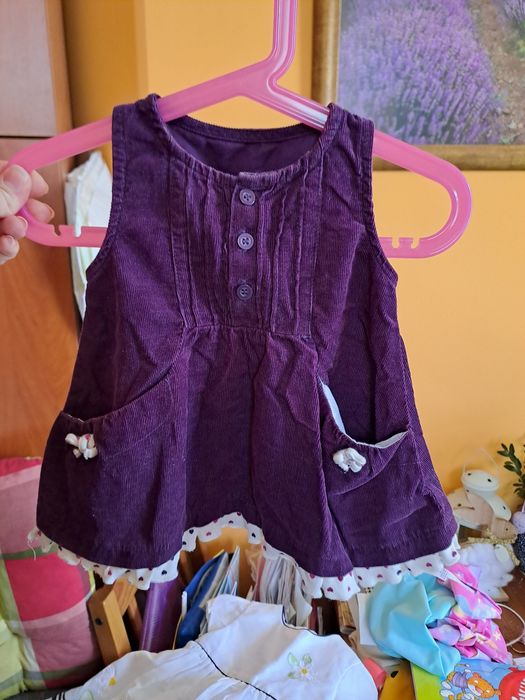 Sukienka + body niemowlęce,  0-3 m-cy, F&F