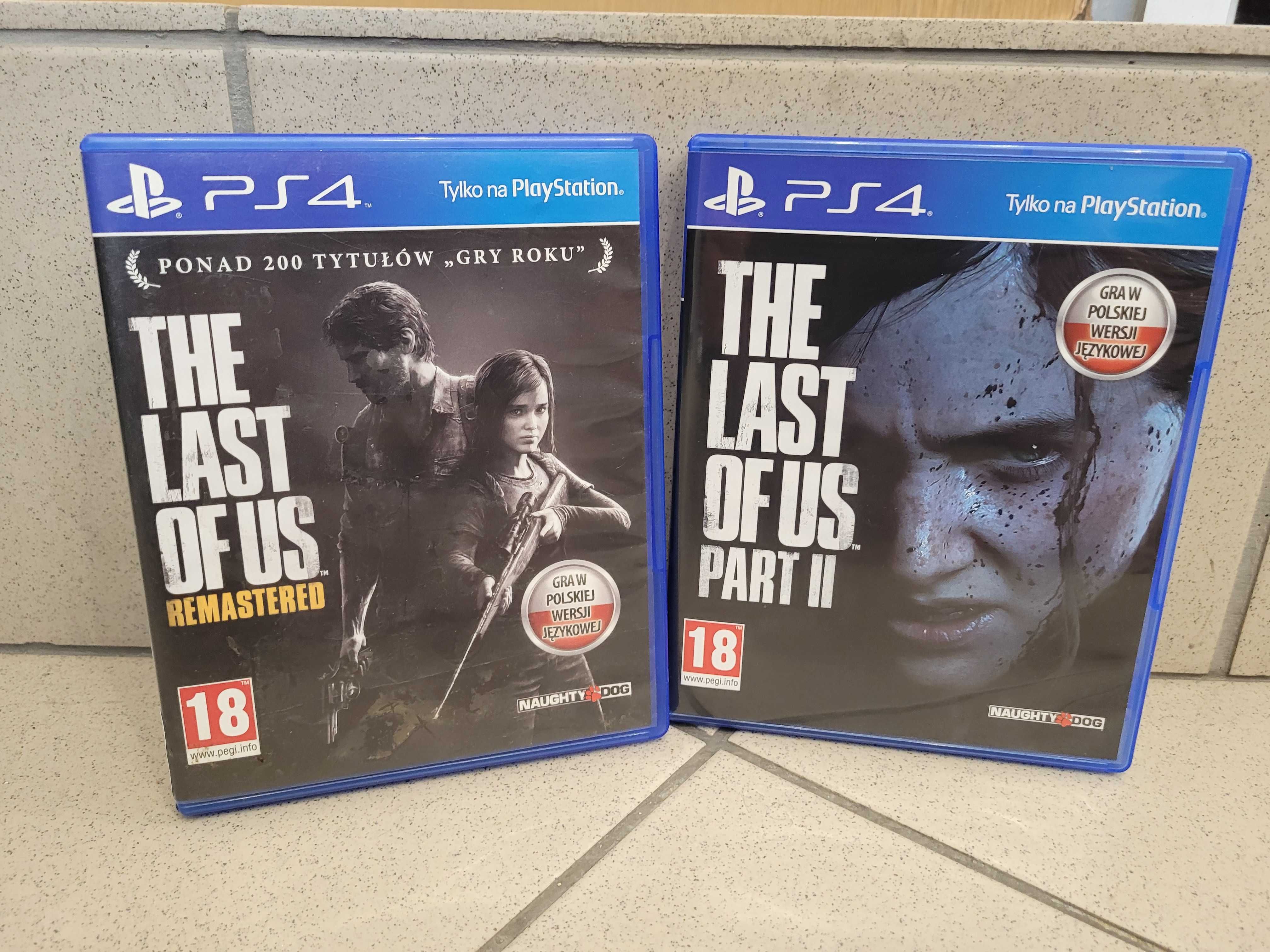 The Last of Us Remastered & The Last of US Part II na PS4
