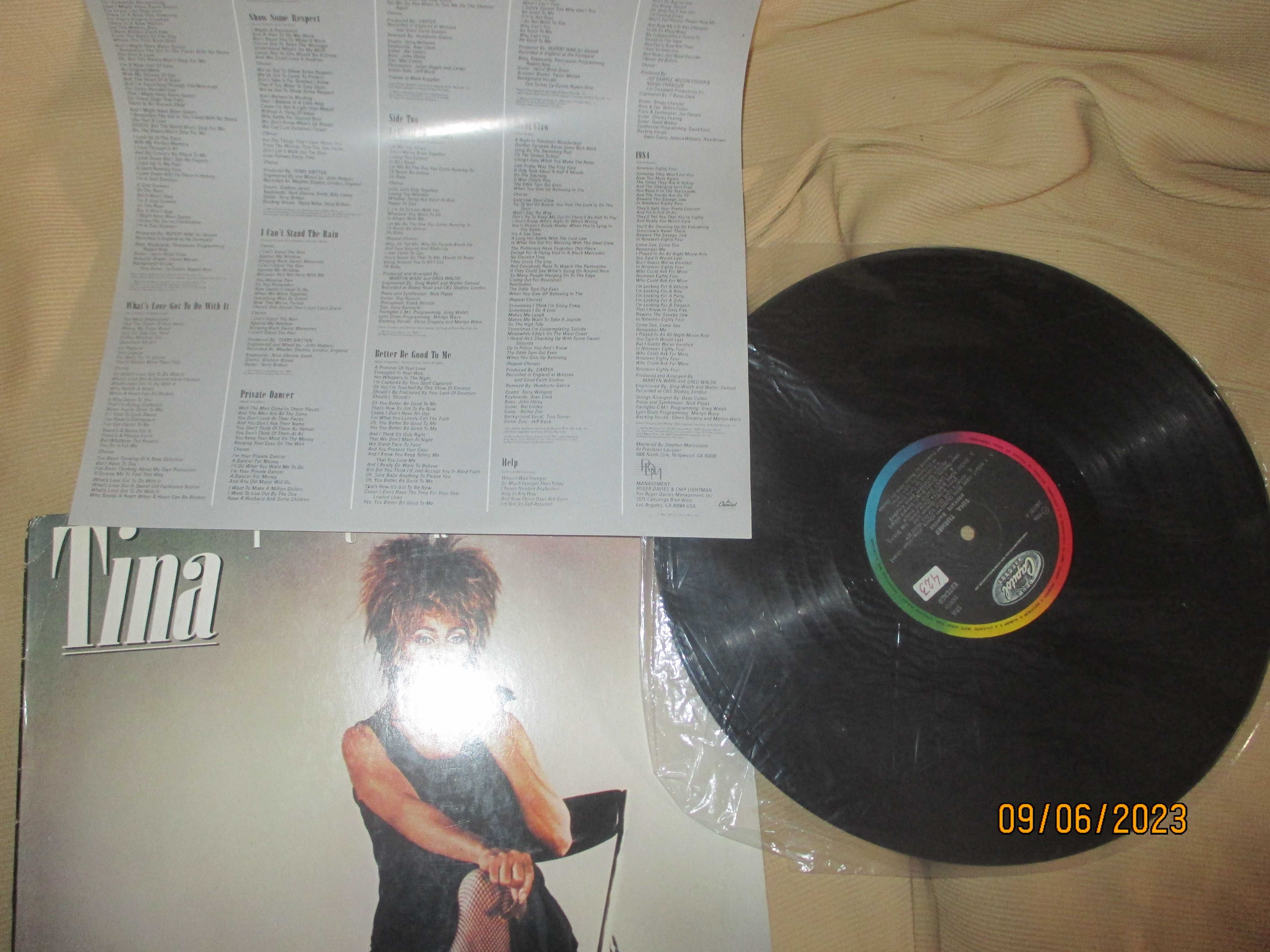 Vinil de Tina Turner - Private dancer