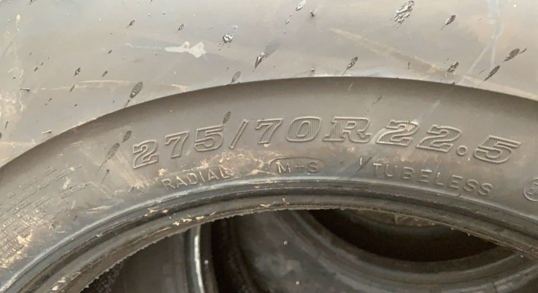 275/70 R22.5 Dunlop sp372  Прицеп Руль БУ Шина Резина