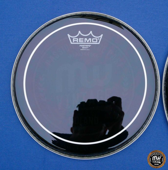 Remo - zestaw naciągów Ebony Pinstripe 10" + 14" ‼️