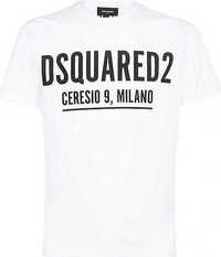 DSQUARED2 MILANO włoski t-shirt koszulka męska WHITE