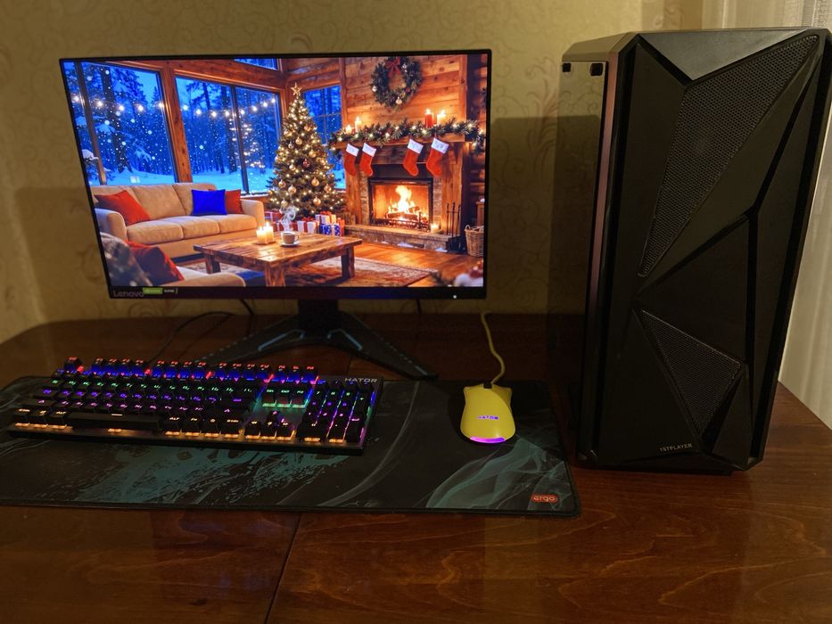 Игровой ПК iGame GTX 1080 8GB/32GB DDR4/Ryzen 5 3500/Монитор 165ГЦ 2К