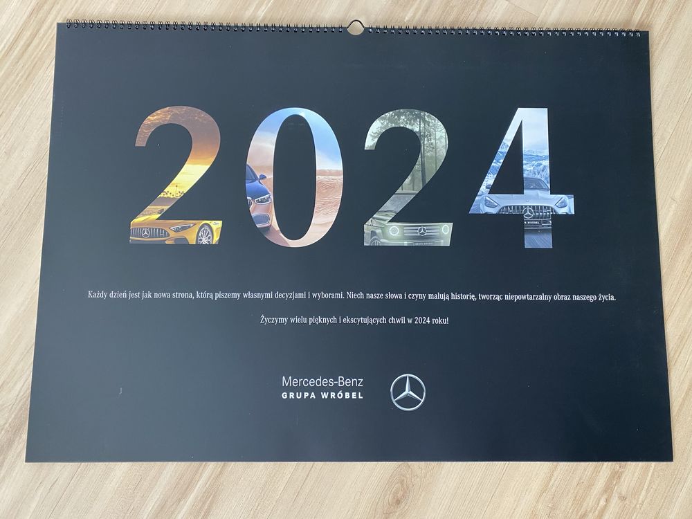 Kalendarz Mercedes Benz Grupa Wróbel AMG 2024