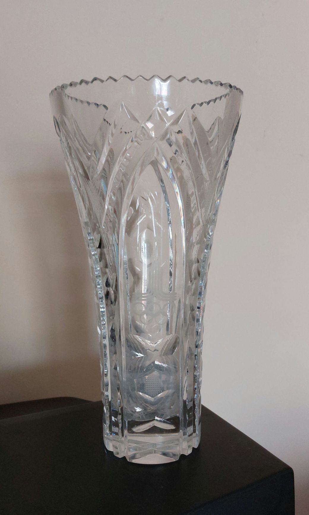 Вироби з хрусталя ваза с символікой Олімпіада 80 фужери,ладья