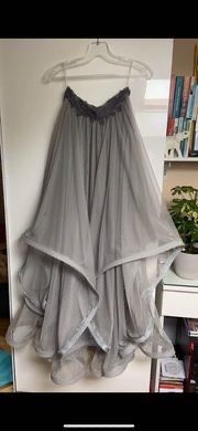 Dwuczęściowa sukienka szyta u krawcowej