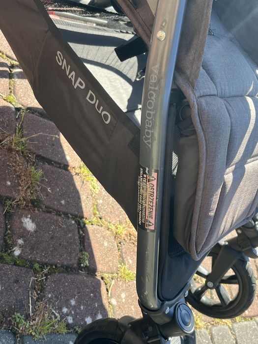 Wózek  podwójny valco snap duo grafitowy
