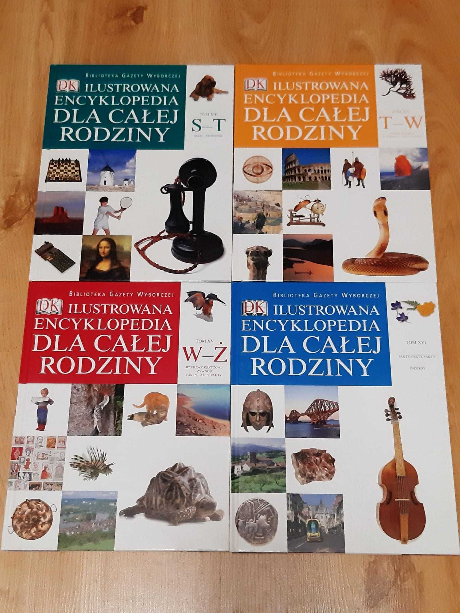 Ilustrowana encyklopedia dla całej rodziny Tomy 1-16