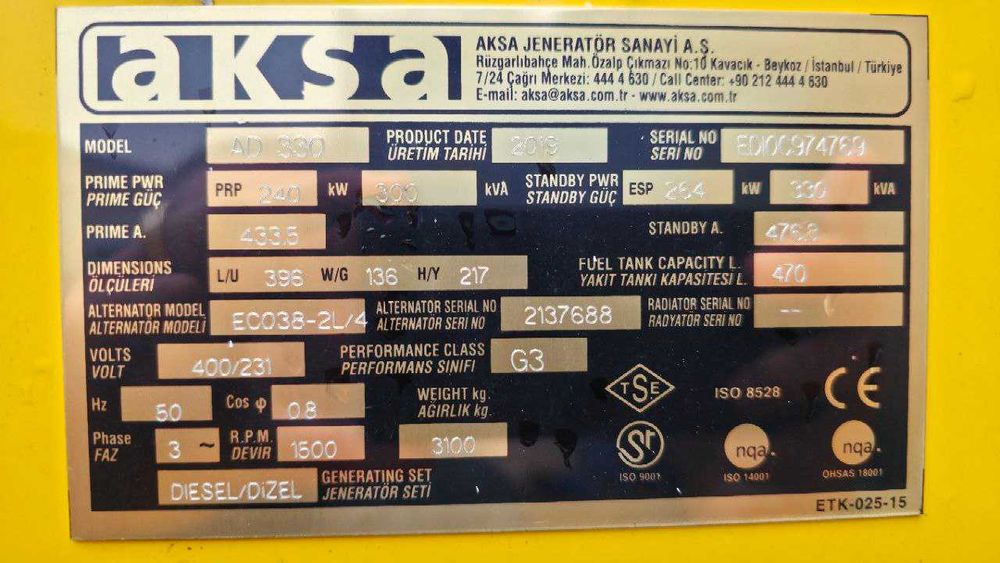генератор дизельний