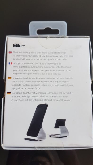 Milo bluelounge micro-suction stand for your smartphone