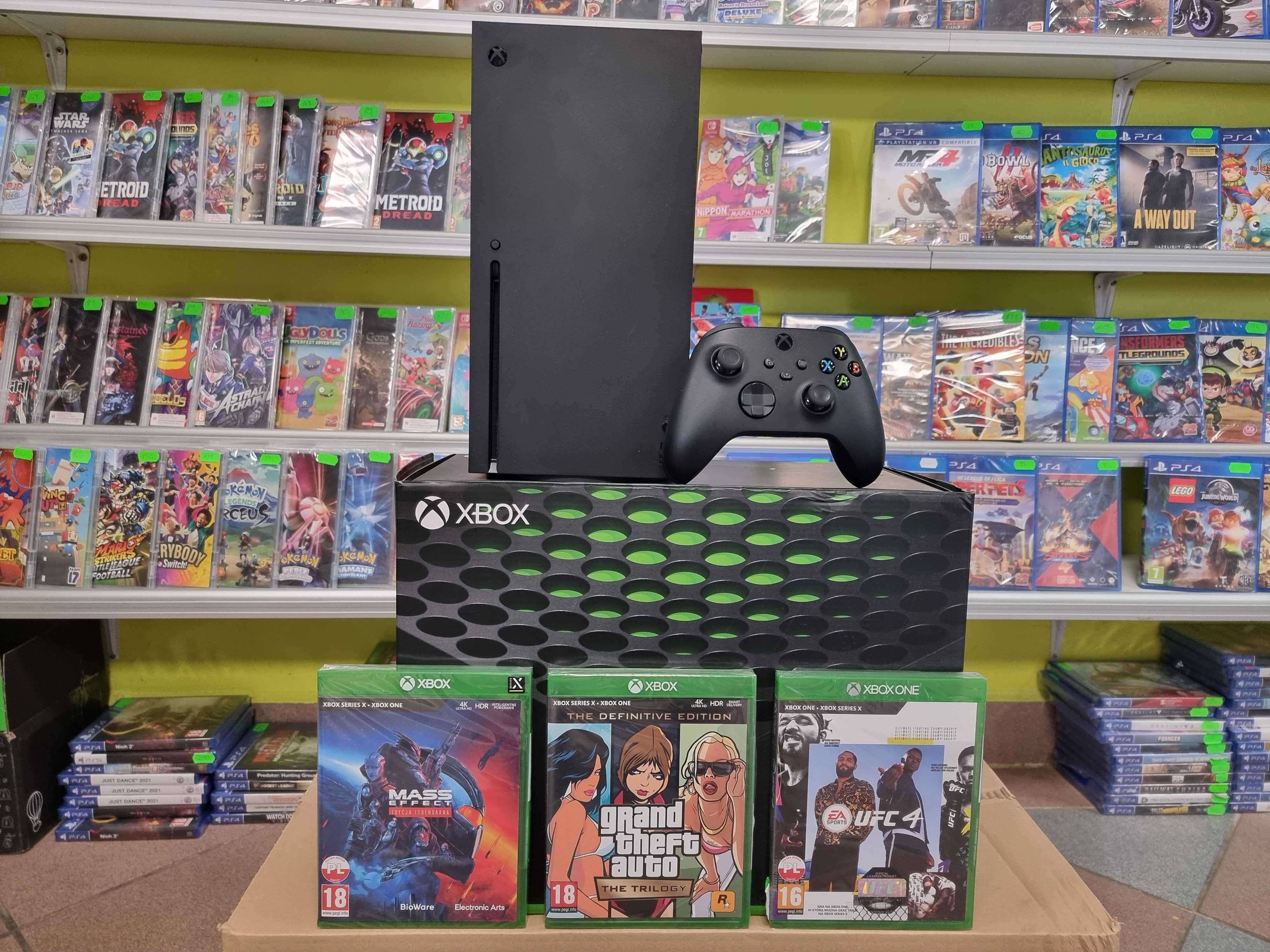 TANIO Konsola Xbox Series X 1TB + 3 dobre gry Gwarancja Zamiana