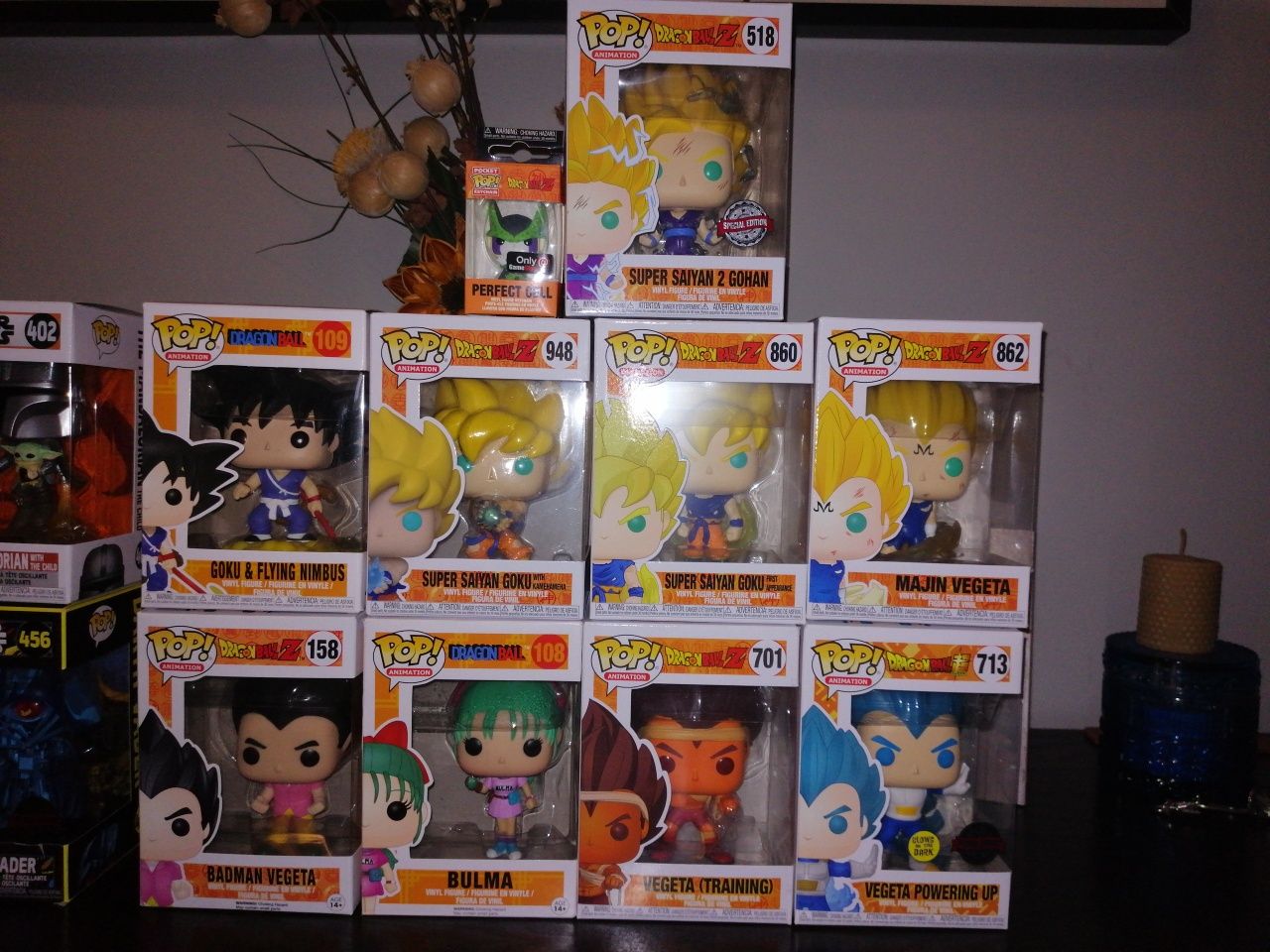 Funko pop dragonball goku vegeta dragon ball