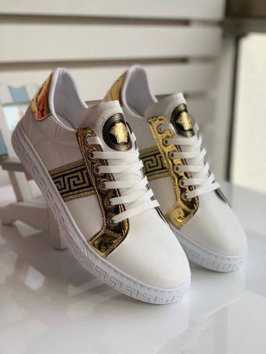 РАСПРОДАЖА! Кроссовки VERSACE последний размер мужские кеды