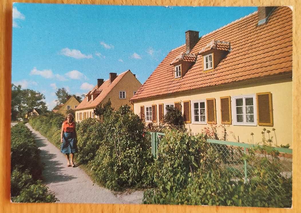 Pocztówka Mielno Unieście Osiedlerybackie fot A. Chmielewski okres PRL