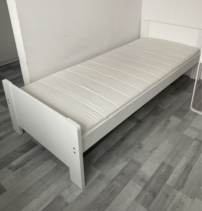Łóżko białe 80x200
