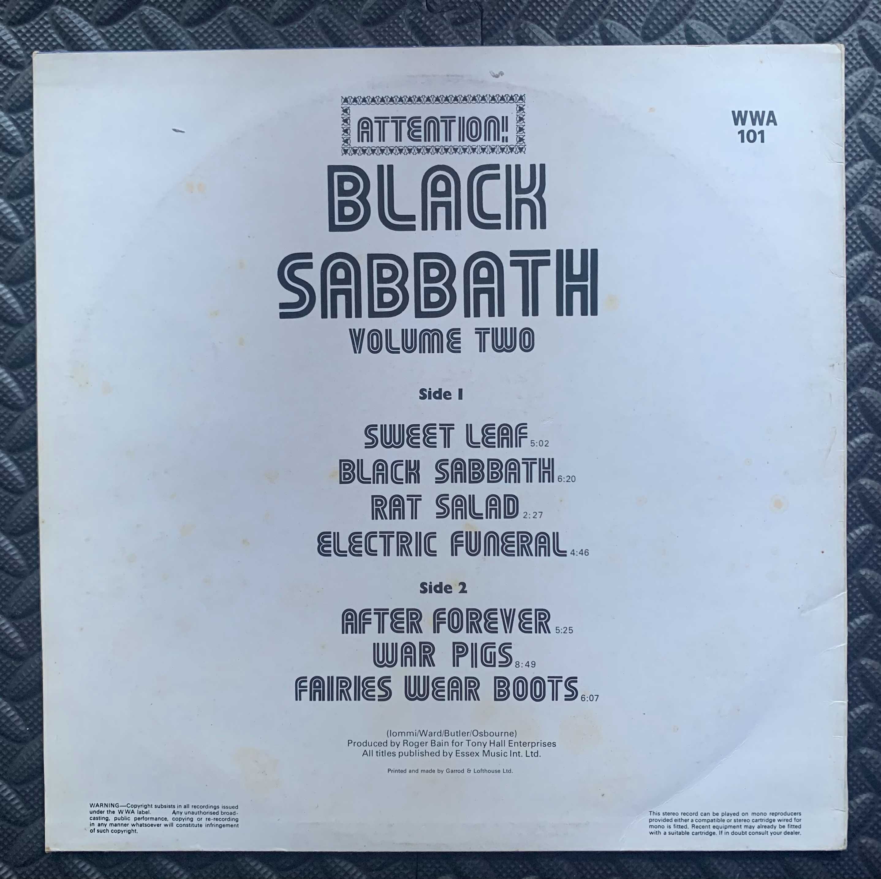 Black Sabbath – Attention! Black Sabbath Volume Two