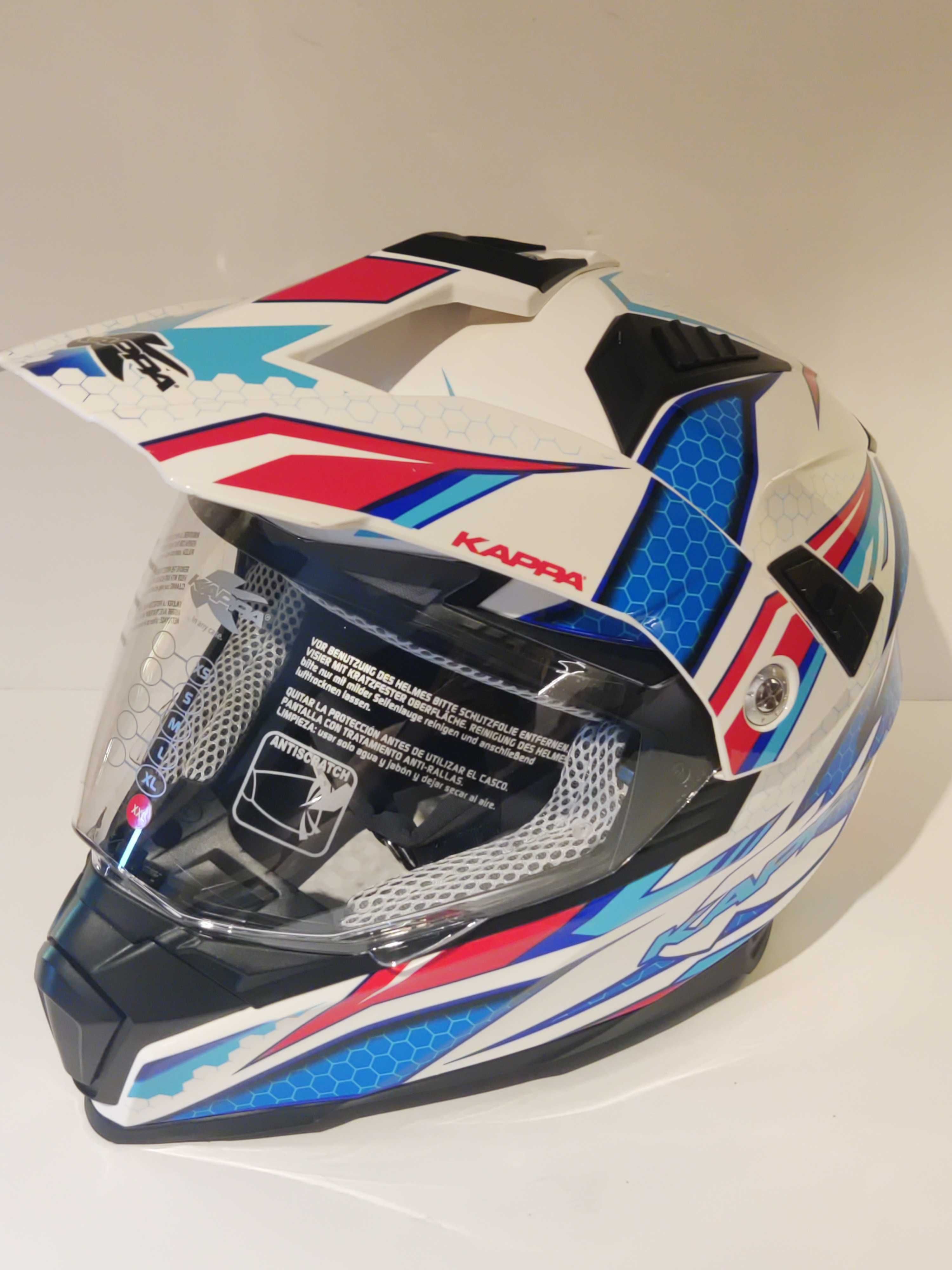 Capacete Kappa dual sport adventure motocross Moto4 novo