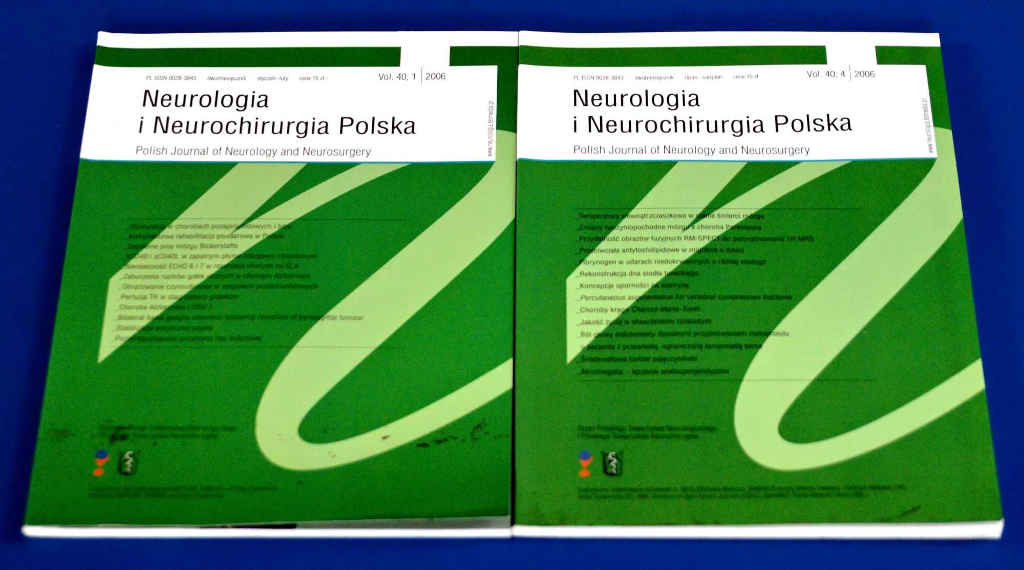 Neurologia i Neurochirurgia Polska - 2006 - magazyn