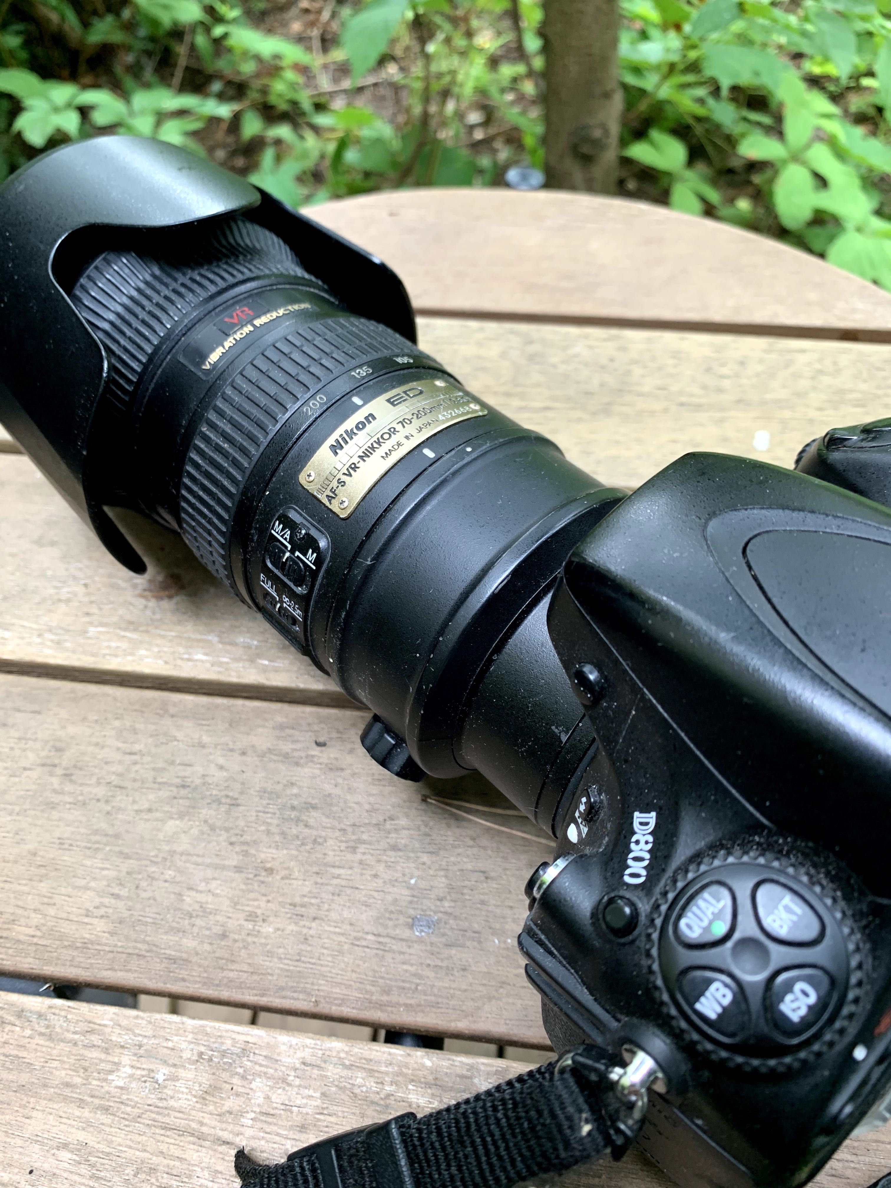 NIKON D-800 + OBIEKTYW Nikkor 70-200mm f/2.8 AF-S VR G ED