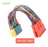 Mini ISO 20 pin штекер удлинитель колодка для Audi VW Skoda 97-05год