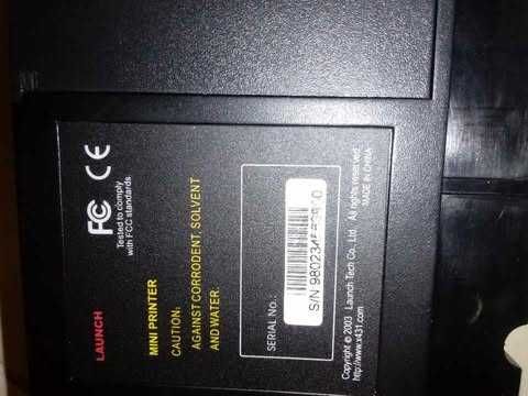 Mini printer impressora para maquina LAUNCH