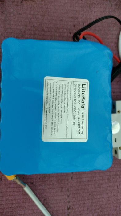 Аккумулятор Li-ion 24v LiitoKala 12ah 7s6p