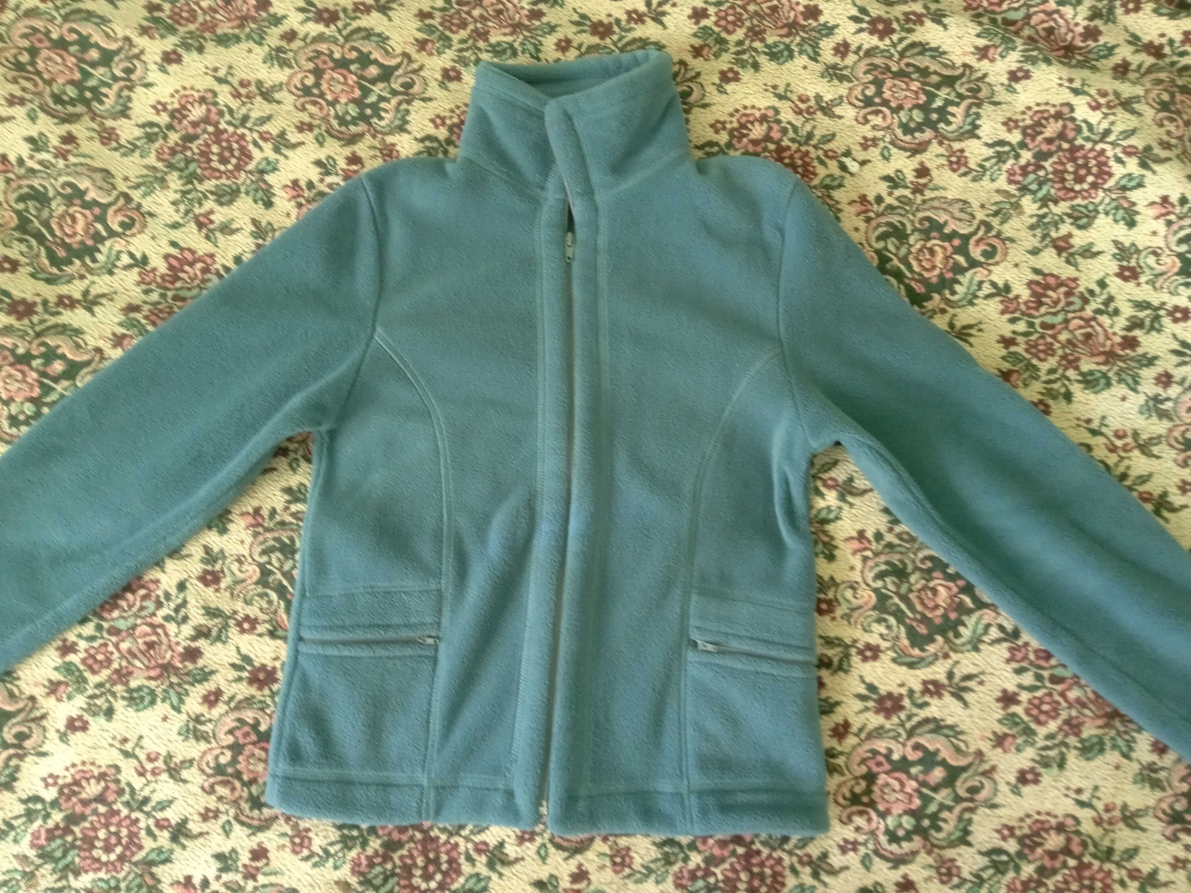 Polarowa niebieska bluza