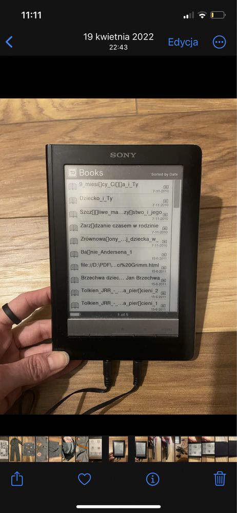 Czytnik Sony Reader PRS 600