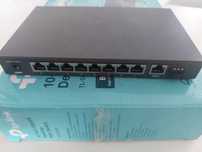 TP-Link 10 portas Gigabit PoE Switch 8 Novo Com Garantia