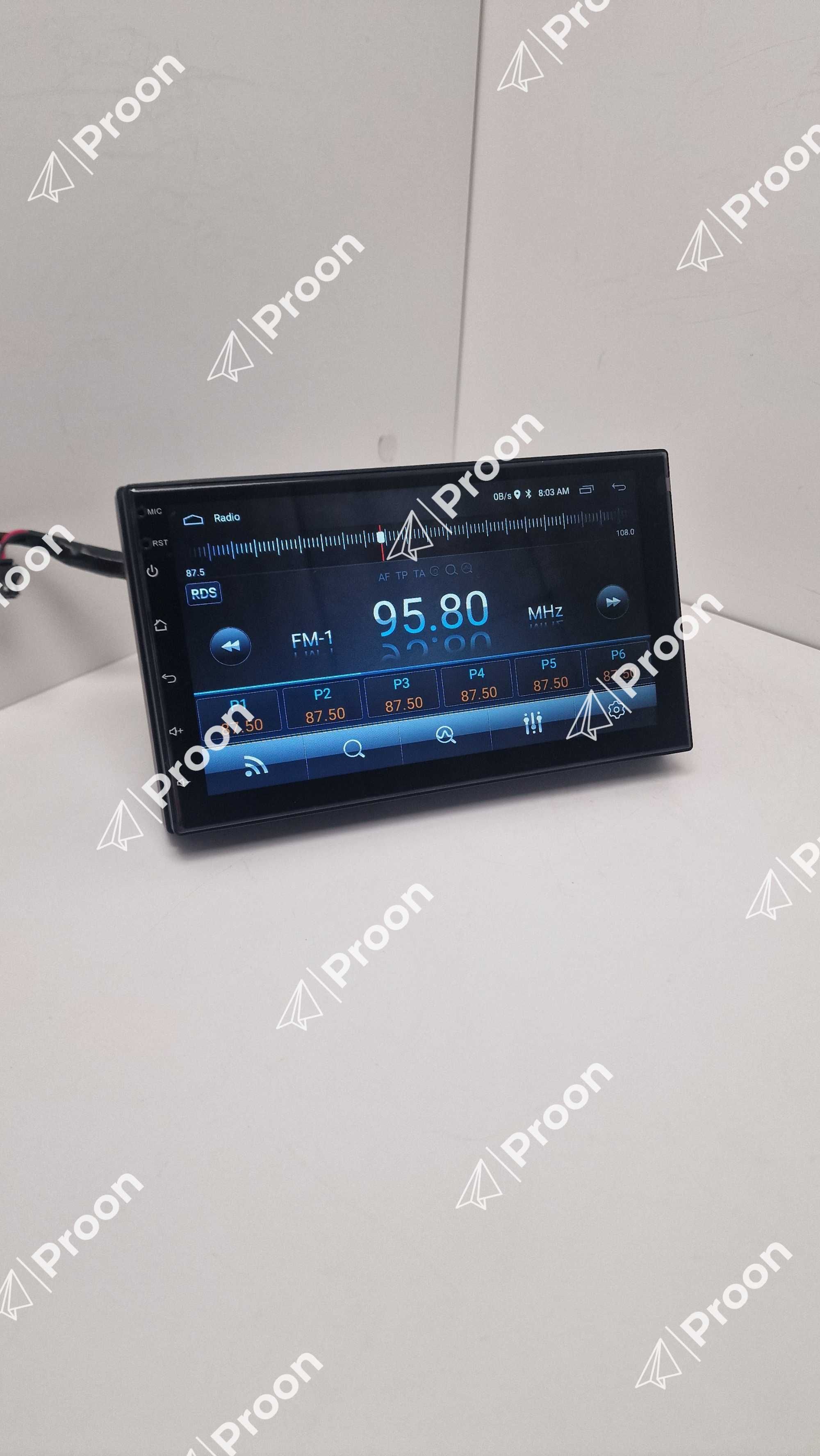 Auto radio 2 din android Bluetooth ecrã tátil