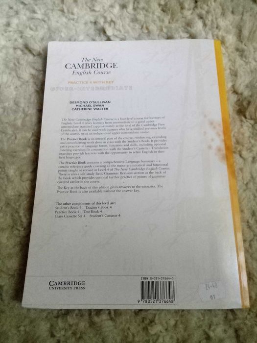 The New Cambridge English Course 4 practice upper intermediate ćwiczeń