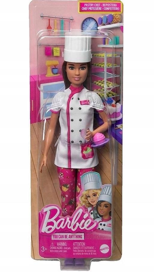 Barbie Kariera Lalka Cukiernik Hkt67, Mattel