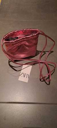 Nowa różowa torebka Zara M