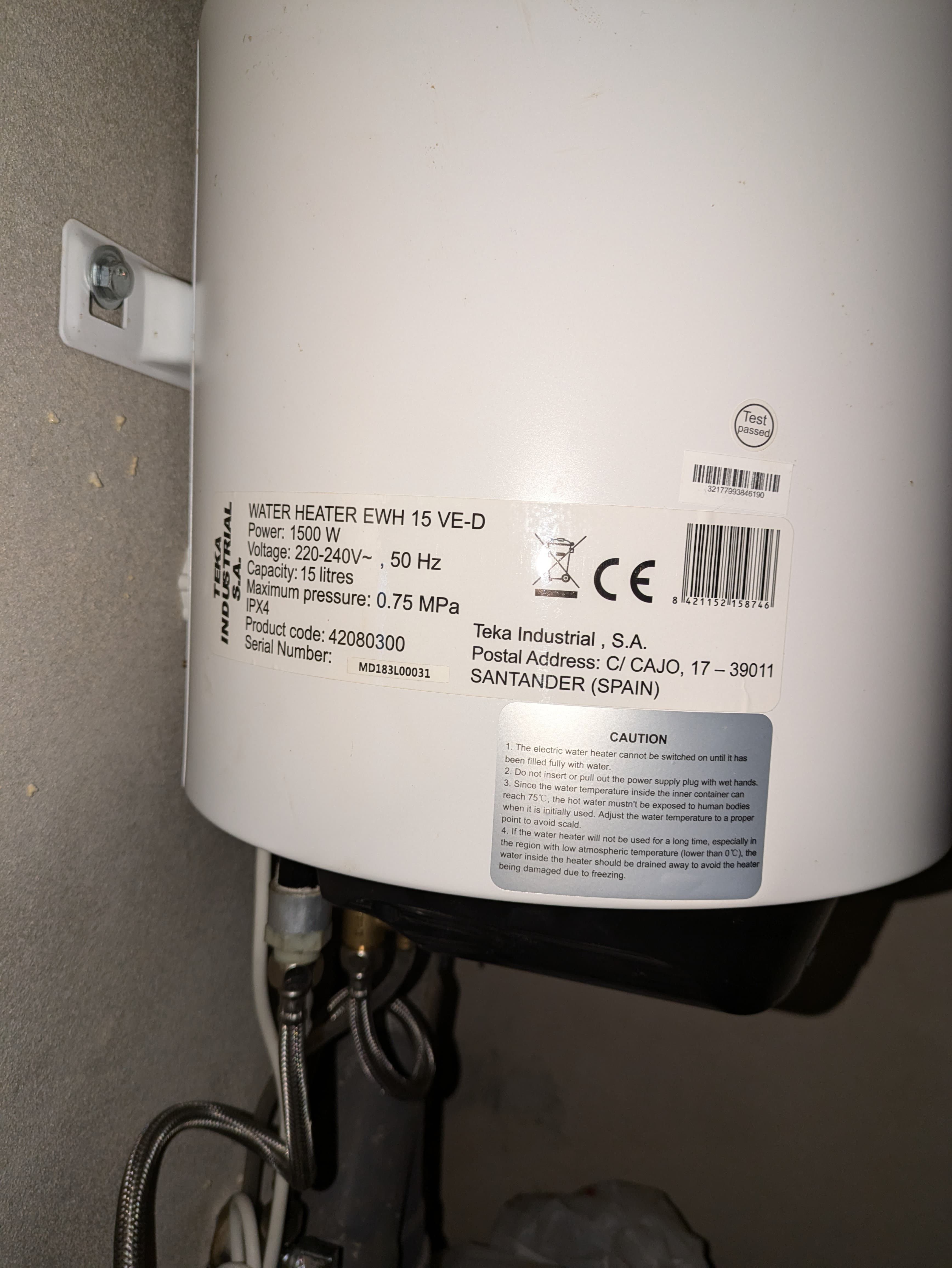 Termoacumulador Teka