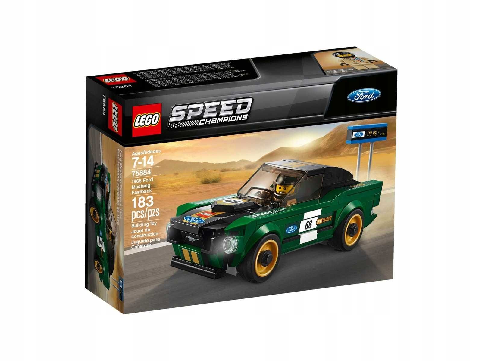 LEGO 75884  Speed Champions Ford Mustang Fastback z 1968 r. NOWE
