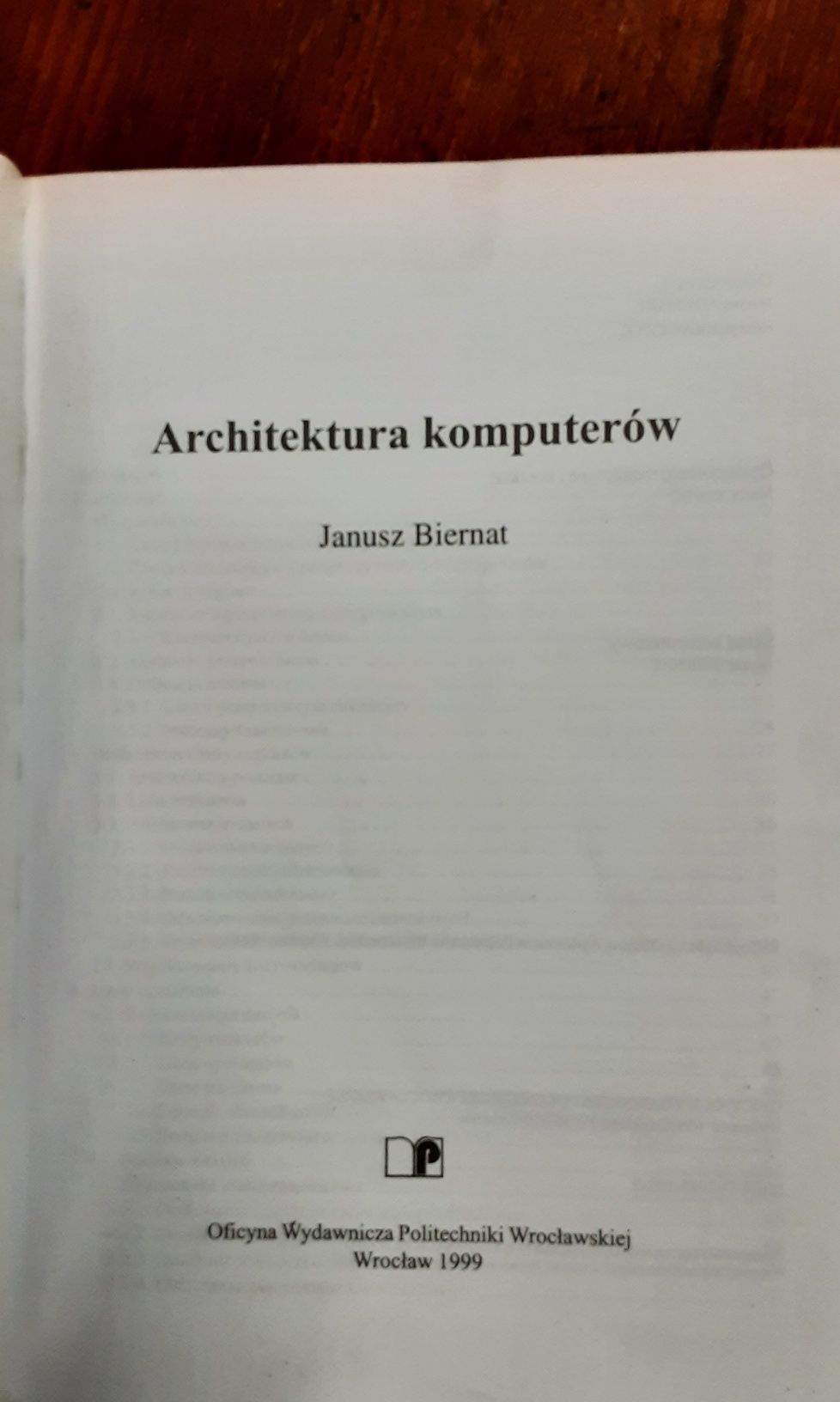 Janusz Biernat - Architektura Komputerów