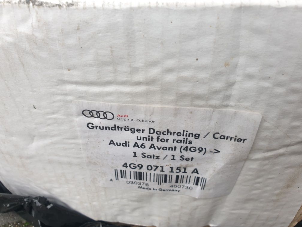 Belki poprzeczki bagażnik dachowy Audi A6 C7 Avant nowe