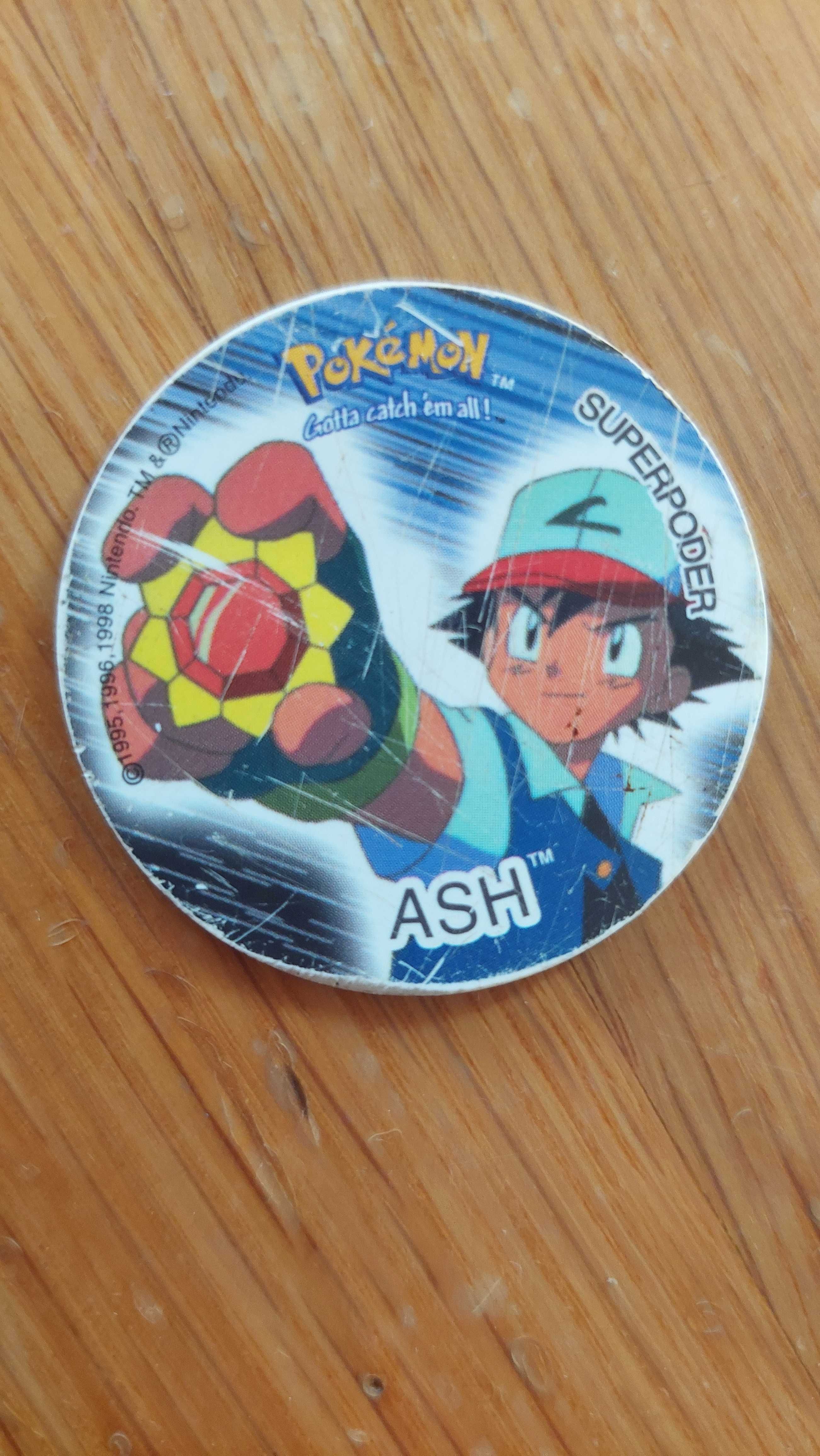 tazo pokémon - ash