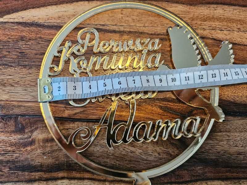 Topper.Pierwsza Komunia Święta Adama