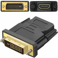 Adapter przejściówka video gniazdo HDMI na DVI wtyk * Video-Play