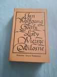Książka "Listy i wiersze miłosne" - Jan Wolfgang Goethe