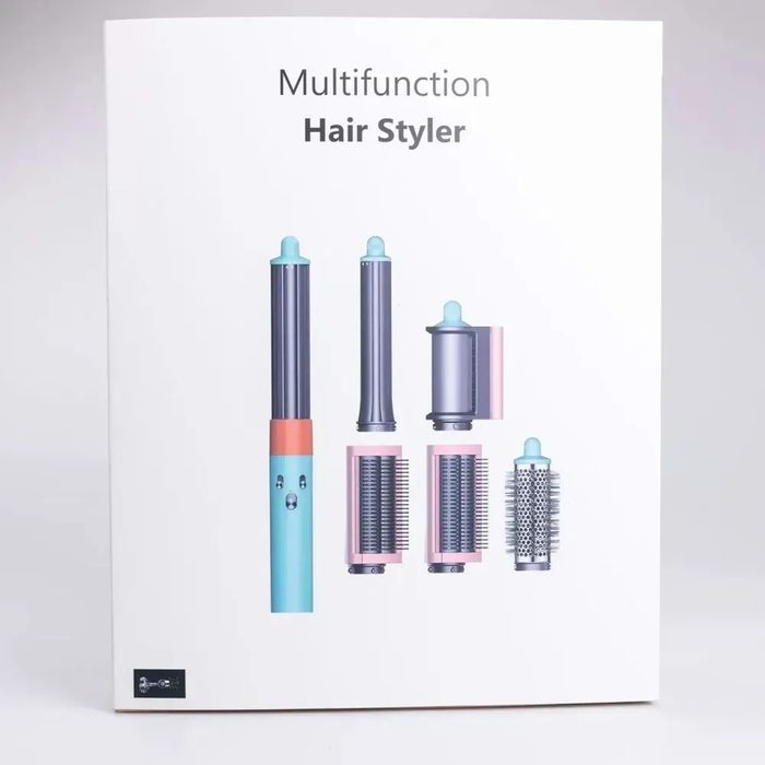 Стайлер Dyson Airwrap Complete Long 6 насадок ceramic pop Дайсон синій