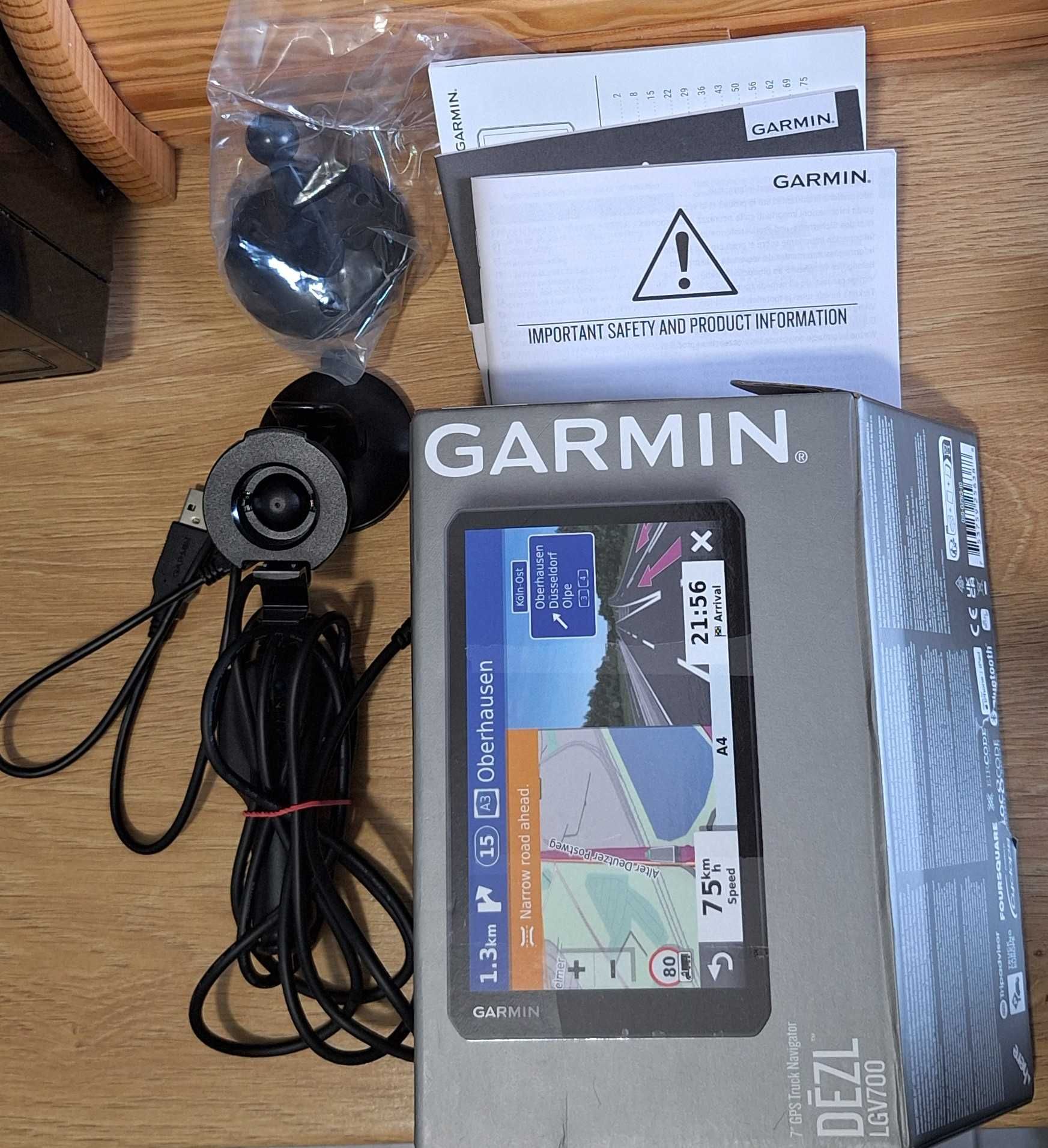 Nawigacja Garmin Dezl LGV700 STAN IDEALNY!