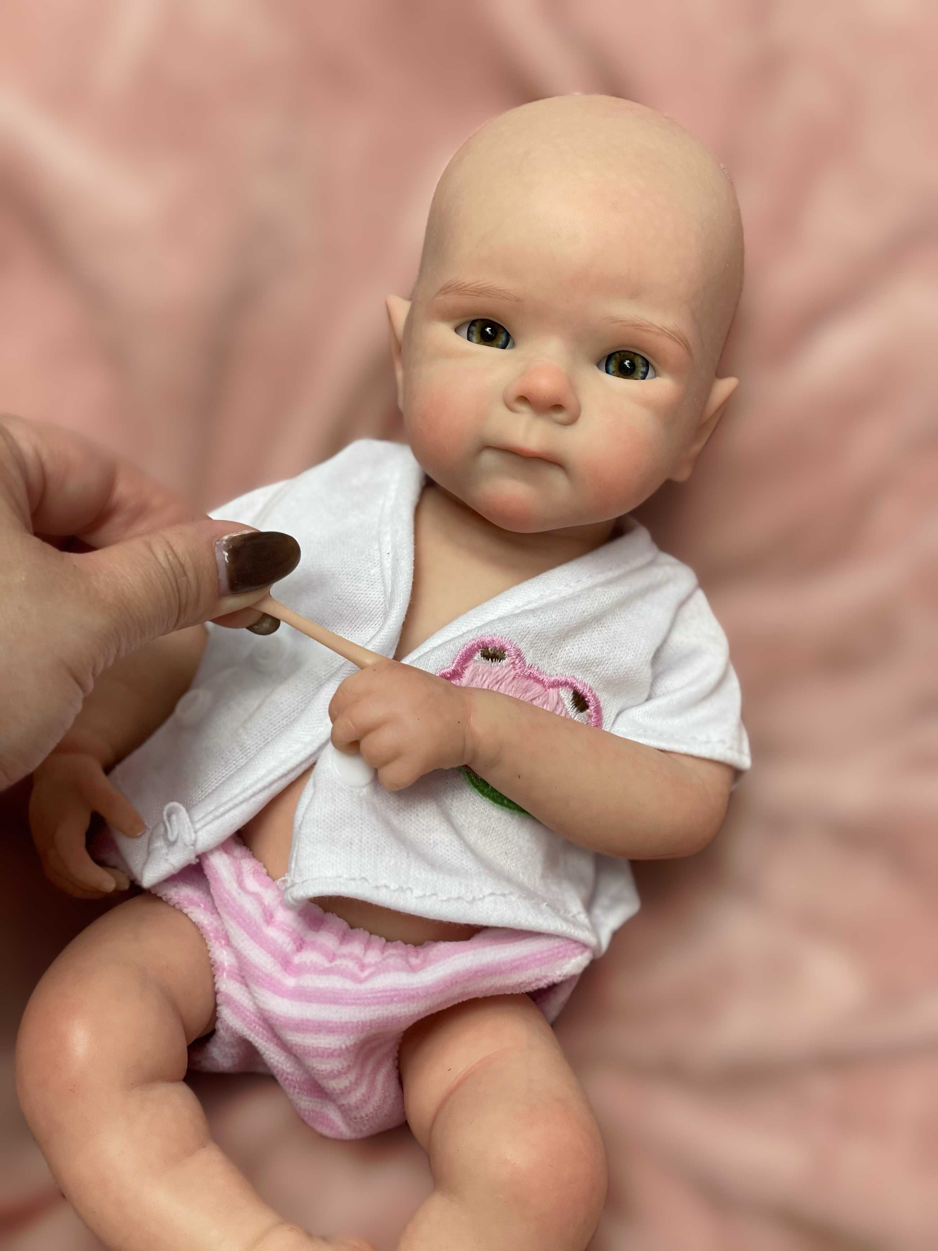 CAŁA Z SILIKONU ! Miękka Elastyczna Lalka Reborn Swobodne Kończyny
