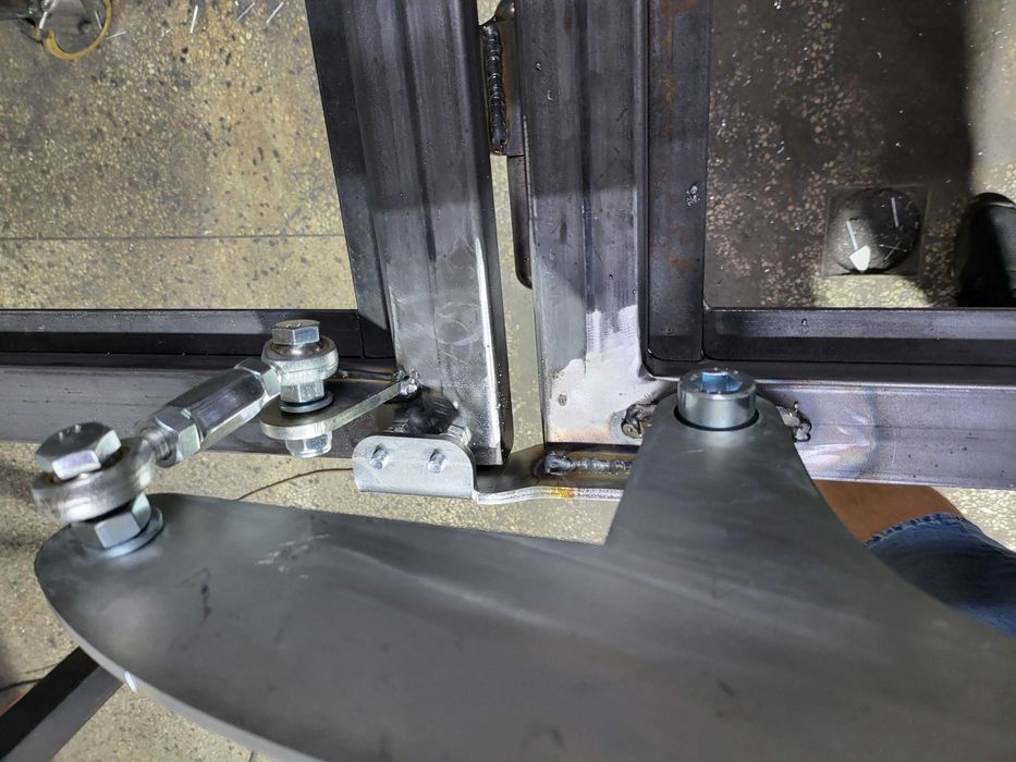 Mechanizm bramy łamanej, brama harmonijkowa